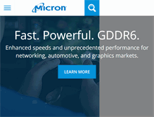 Tablet Screenshot of micron.com