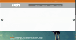 Desktop Screenshot of micron.com.mx