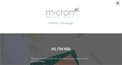 Desktop Screenshot of micron.me.uk